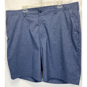 BEN HOGAN Men's Shorts Gray-Blue Bermuda Casual Golf Flat Front-Size 42 RN37763